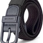TSA Approved Non Metal Plastic Buckle Hypoallergenic Belt for Men