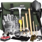 INCLY 15 PCS Geology Rock Pick Hammer Kit, Rock Hounding Equipment