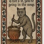 FoxUncle Weird Medieval Cat Tapestry Vintage Medieval Cat Aesthetic Wall Art Funny Quirky Animal Wall Decor 40 x 60 inches Home Decor for Living Room Hallway Bedroom