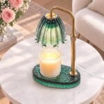 Candle Warmer Lamp with Timer - Electric Wax Melt Warmer with Adjustable Height and Dimmer for Scented Candle Wax, Home Fragrance Décor and House Warming Birthday Gifts for Women Mom