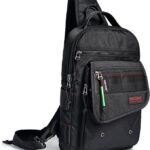 NICGID Sling Bags, Chest Shoulder Backpacks Crossbody Purse Outdoor Chest Bag Travel Backpack for Men Women