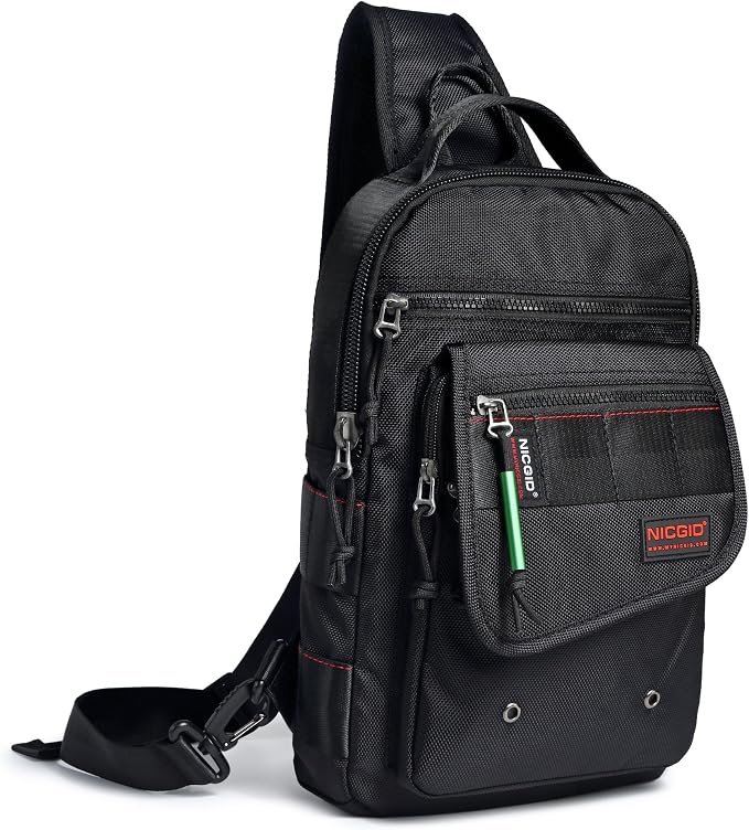918maKh9YdL._AC_SX679_ NICGID Sling Bags, Chest Shoulder Backpacks Crossbody Purse Outdoor Chest Bag Travel Backpack for Men Women