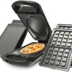 Drew&Cole Deluxe 5 Minute CleverChef Non-Stick Multicooker Grill + Waffle