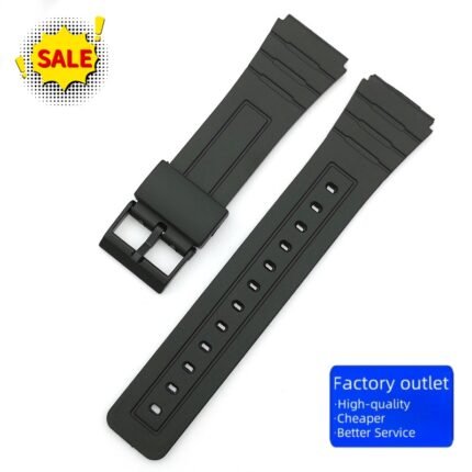 12 /14/16/18/20/22mm For CASIO F-91W Plastic Watchband Watch Strap Bracelet Needle Buckle Sport Man Woman Watch Accessories