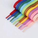 1Pair Flat Shoes Solid Color Shoelaces Canvas Shoes Sports and Leisure Shoelaces Length 100/120/140/160/180cm Shoe Accessories