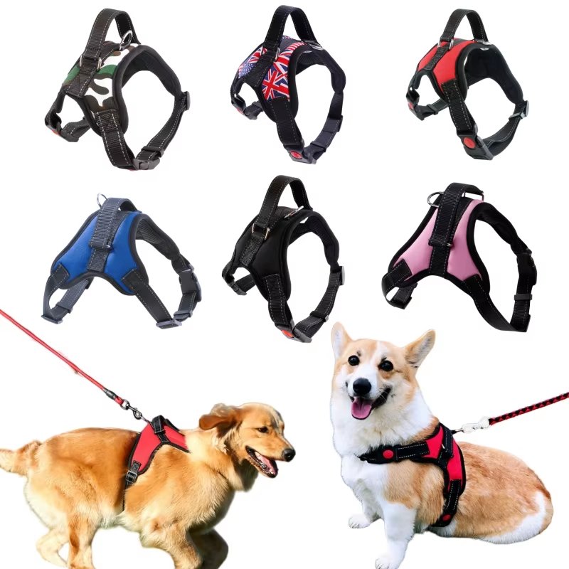download (82) Small Medium Large Dog Harness Strong Harness Vest for Dogs Pet Shop Everything for Dogs Golden Retriever Chihuahua Accessories - Image 1